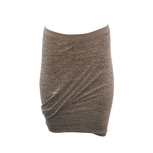 T by Alexander Wang Stretch Skirt in Grey Rayon